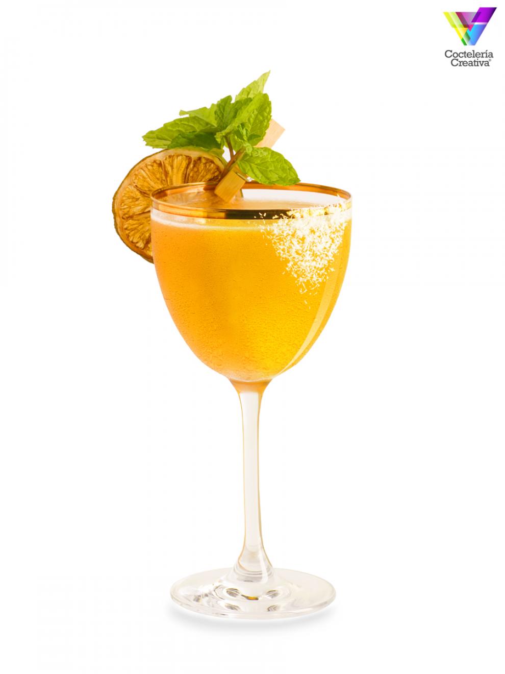 Coco Sour con Don Papa Baroko imagen cóctel Coco Sour