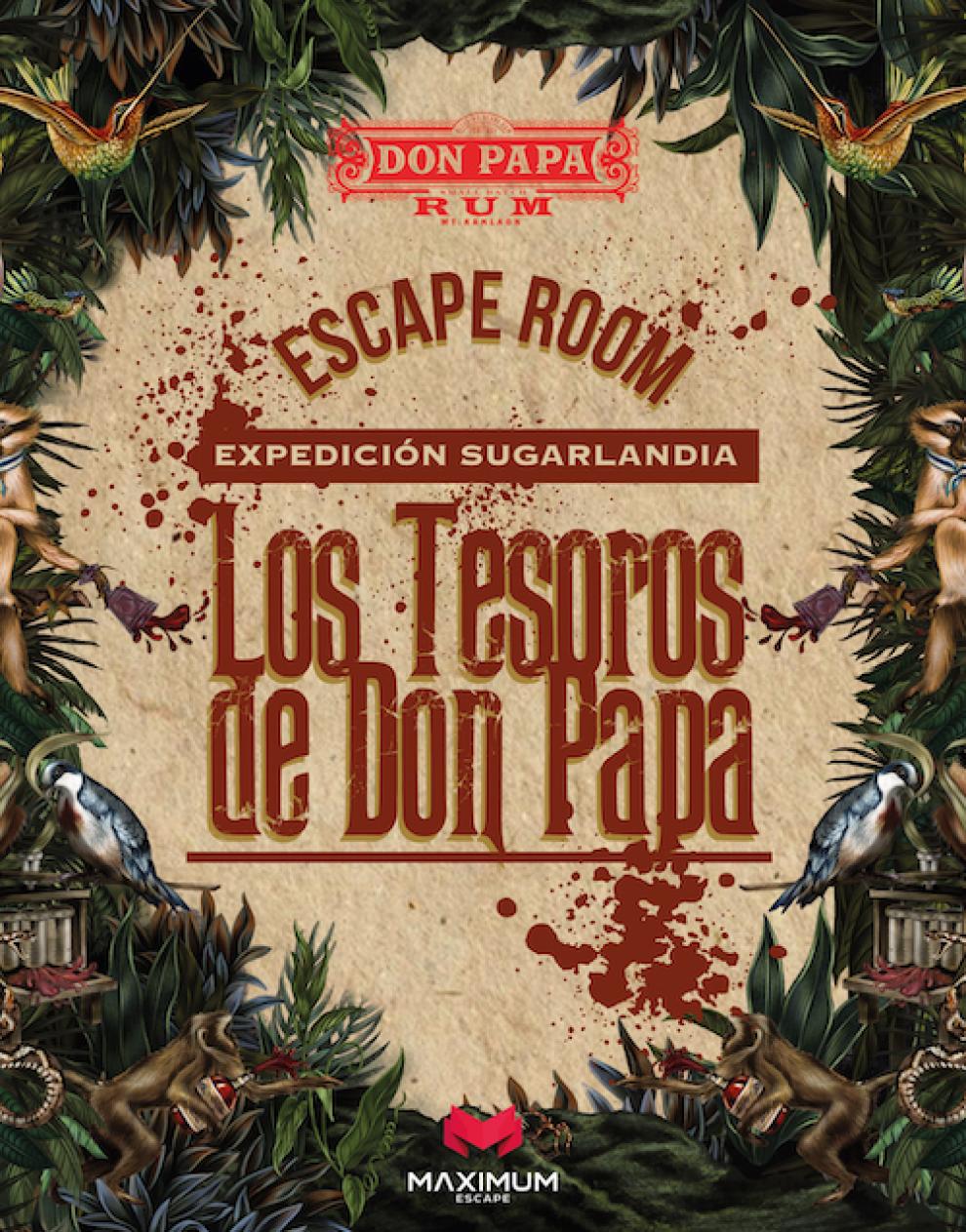 imagen cartel escape roomExpedición Sugarlandia: los tesoros de Don Papa