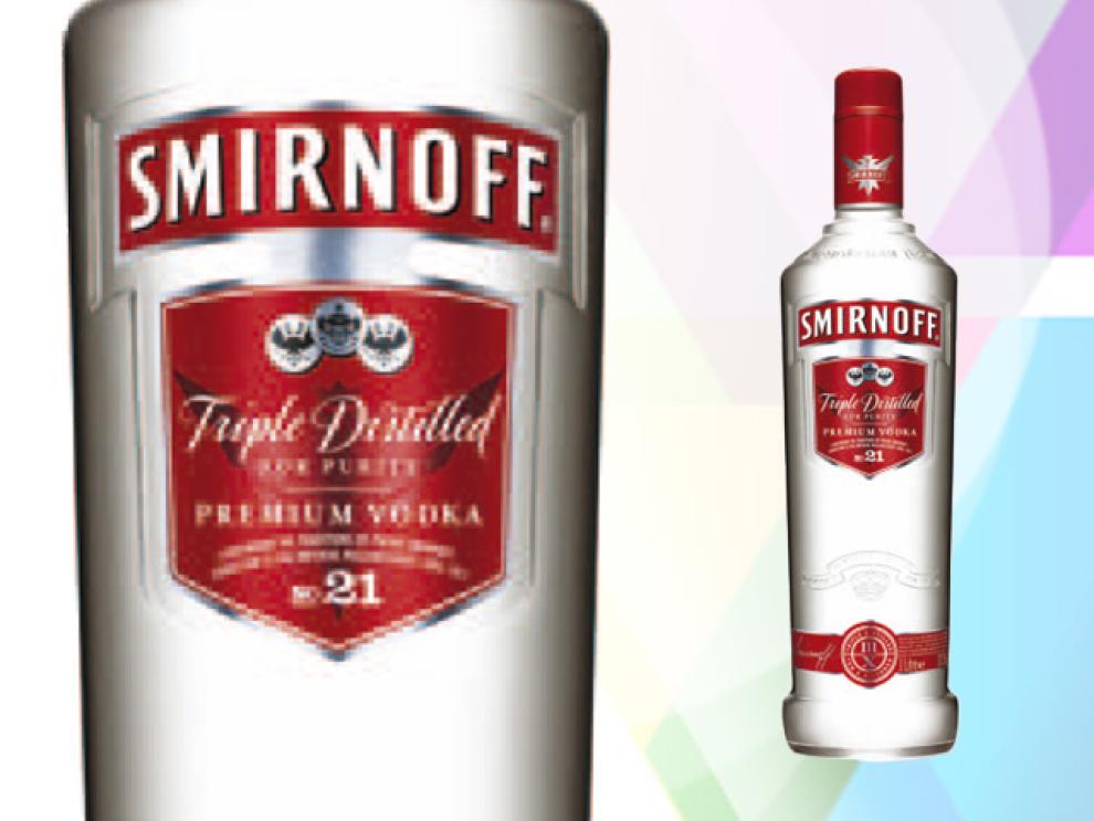 imagen botella Smirnoff Vodka Premium