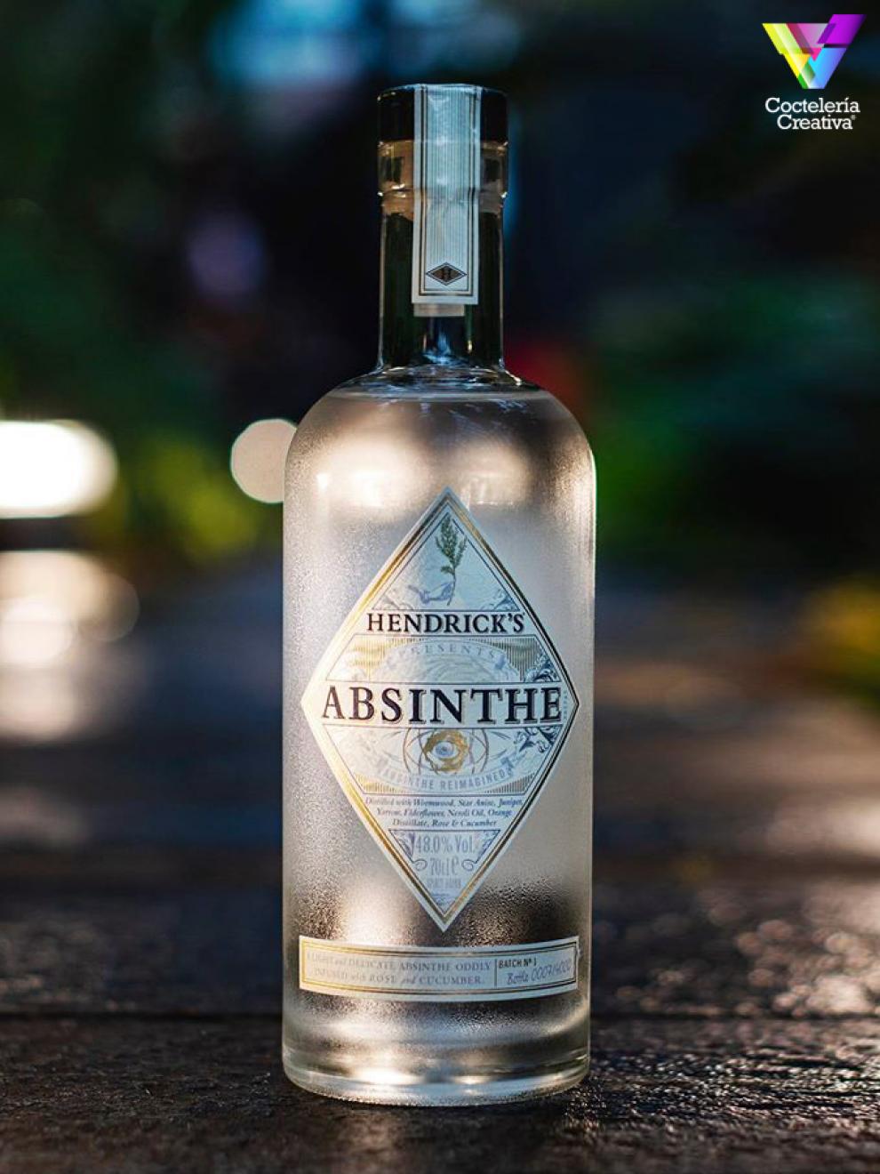 imagen de la botella de absinthe de hendricks