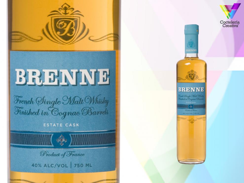 brenne french single malt whisky imagen de la botella de brenne french single malt whisky con detalle de la etiqueta