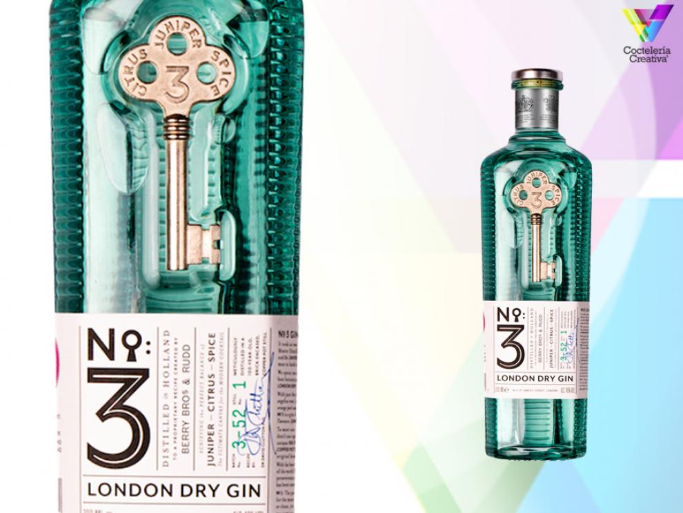 No.3 London Dry Gin imagen botella No.3 London Dry Gin